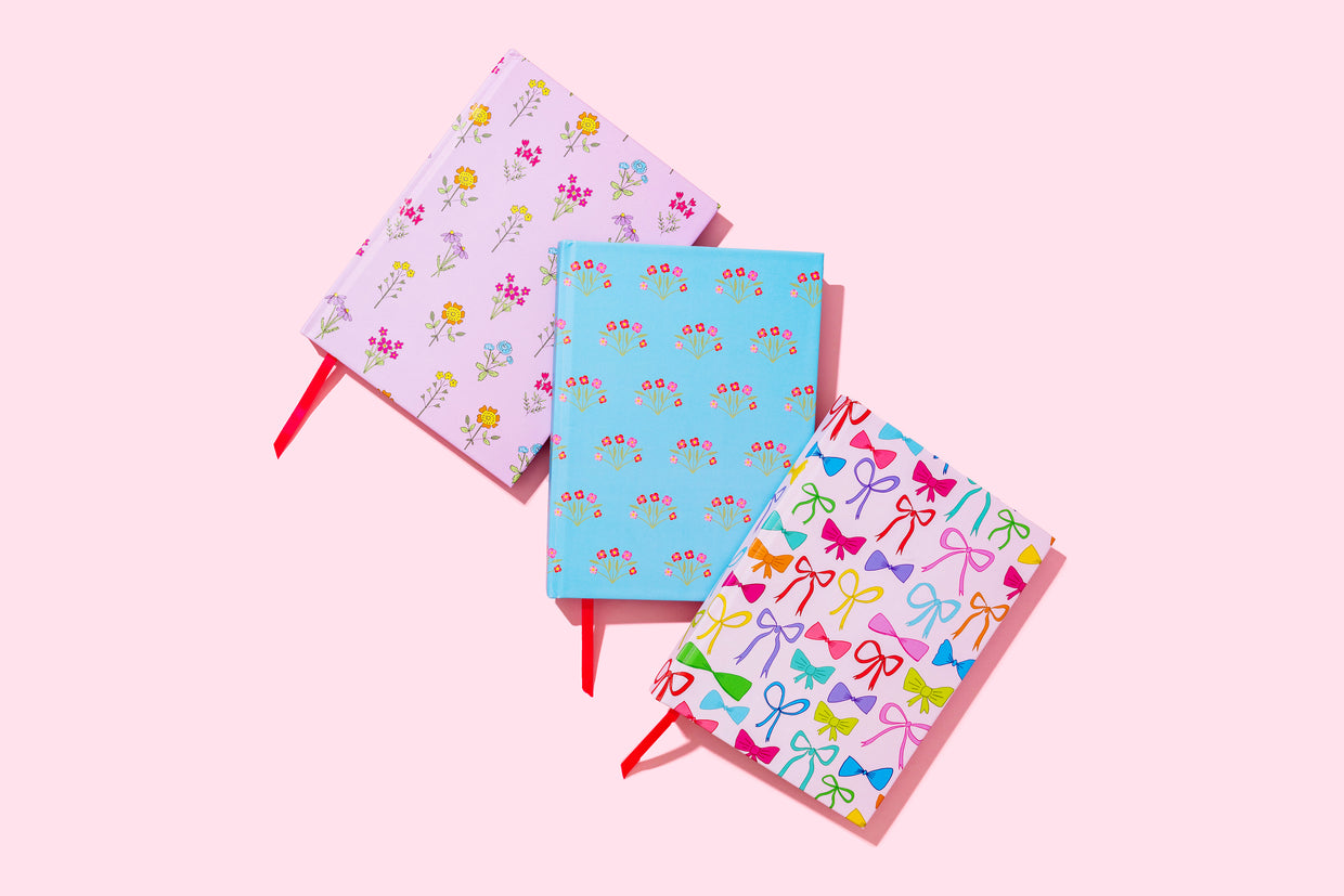 Notebook - Pink Wildflowers - 4 (NBK-34)