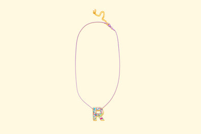 Colorful Confetti Letter Necklaces - 2