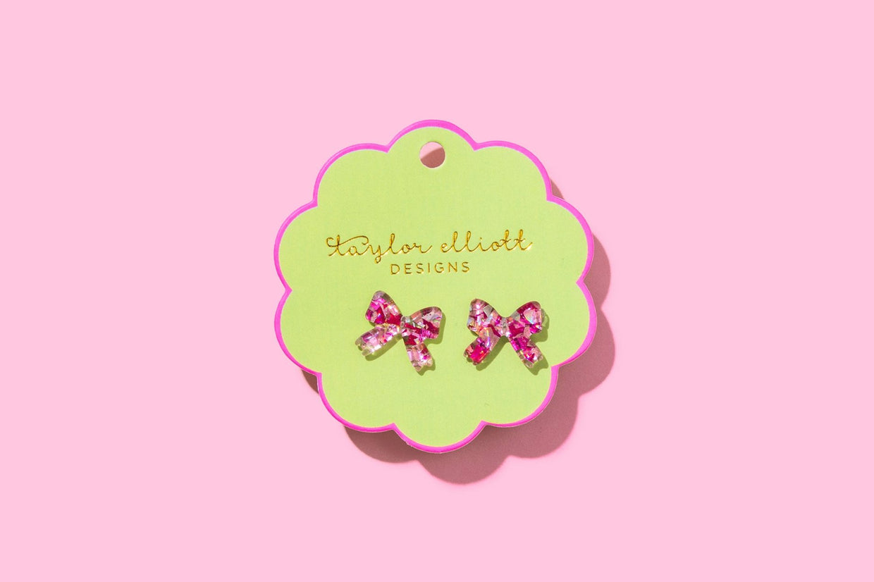 Stud - Confetti Bow - 2 (CE-08)