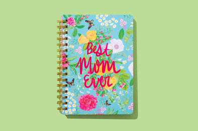 Spiral Notebook - "Best Mom Ever" - 4 (NBK-27)