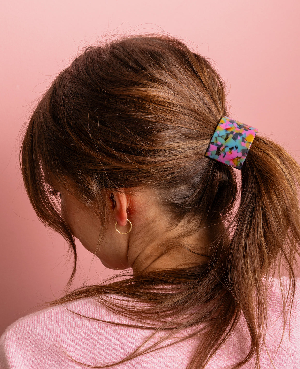 Ponytail Cuff - Bright Tortoise - 4 (HA-04)