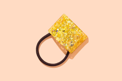 Ponytail Cuff - Gold Confetti - 4 (HA-06)