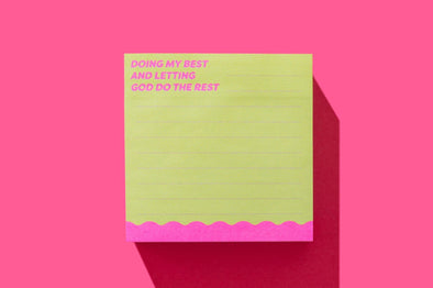 Sticky Notes Pad - Doing My Best - 4 (SR-12)