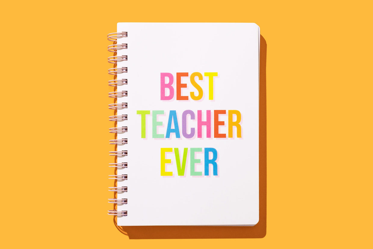 Spiral Notebook - Best Teacher Ever - 4 (NBK-42)